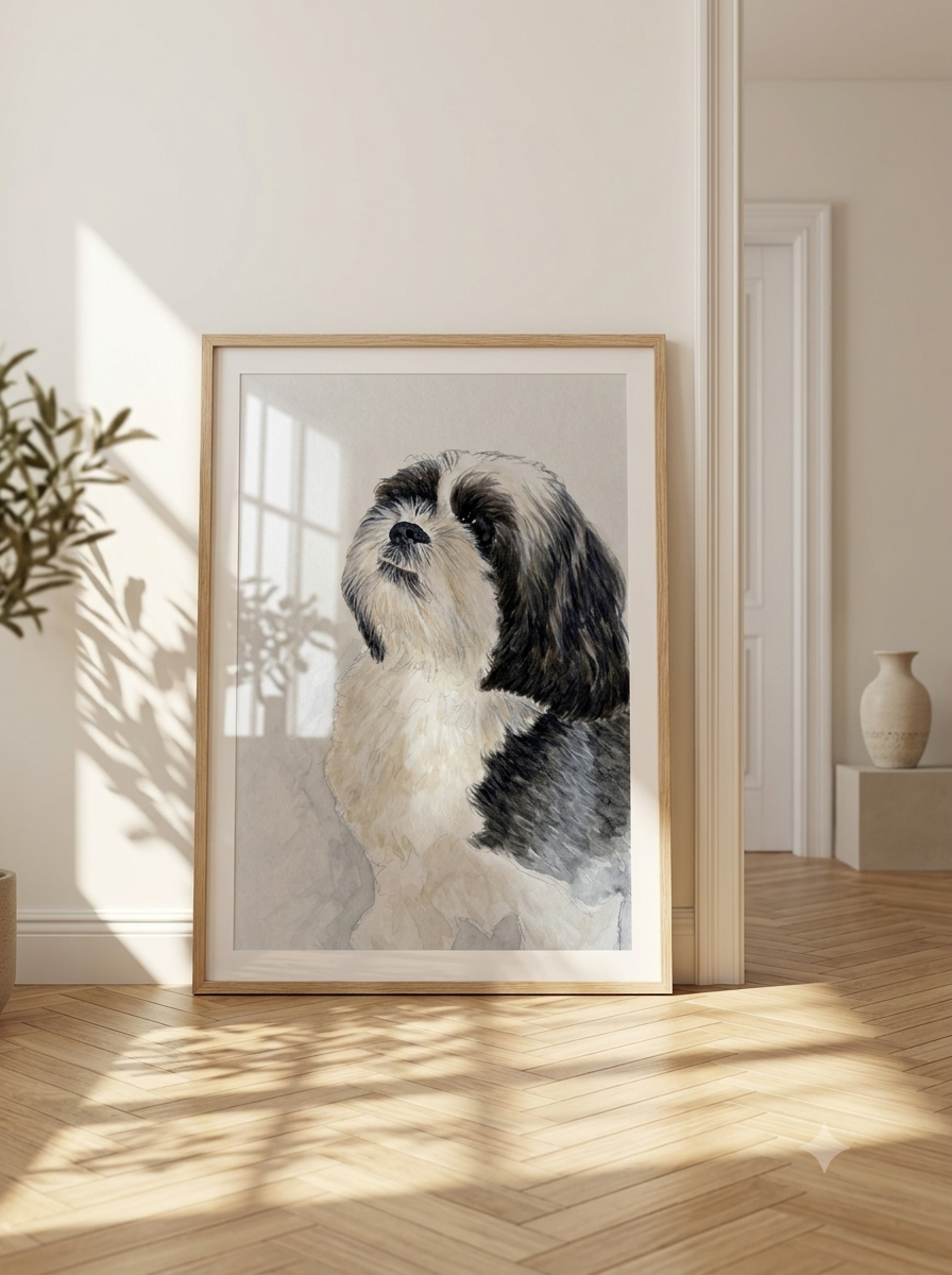 Pet Watercolour Painting