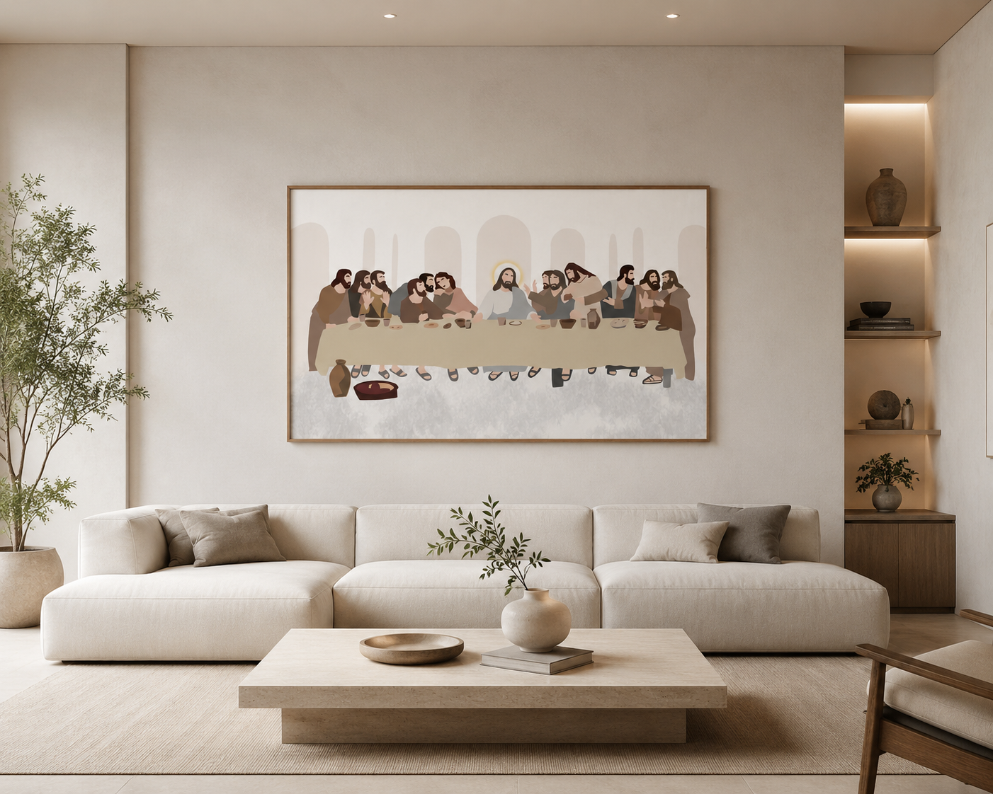 Last Supper Illustration Print