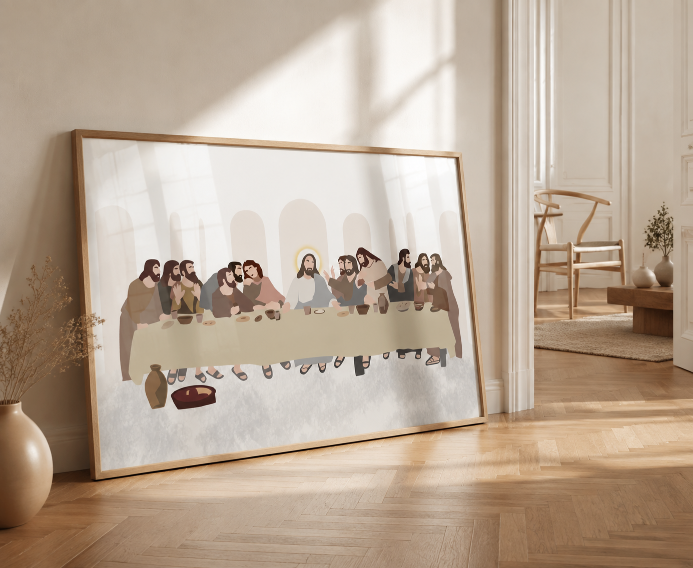 Last Supper Illustration Print