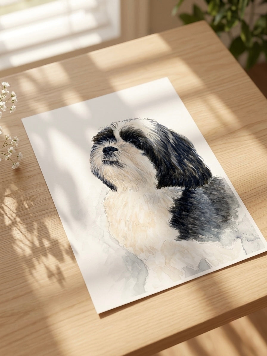 Pet Watercolour Painting