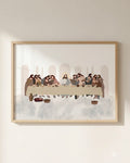 The Last Supper Christian Bible artwork depicting Jesus and his disciples by JagenArt