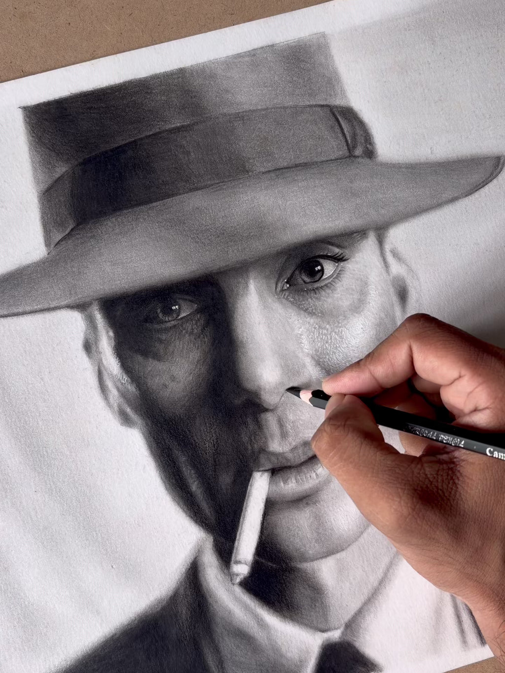 Custom Graphite & Charcoal Portrait From Photo | Hand-Drawn Art